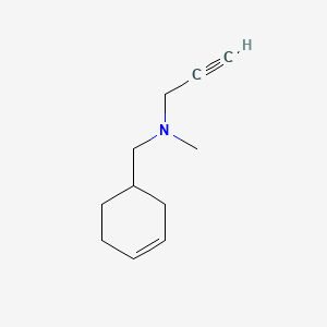 N-Methyl-N-2-propynyl-3-cyclohexene-1-methylamine