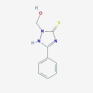 molecular formula C9H9N3OS B304698 2-(hydroxymethyl)-5-phenyl-2,4-dihydro-3H-1,2,4-triazole-3-thione 