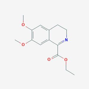 Ethyl 6,7-dimethoxy-3,4-dihydroisoquinoline-1-carboxylate