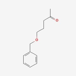 molecular formula C12H16O2 B3046982 5-(Benzyloxy)pentan-2-one CAS No. 13329-18-5