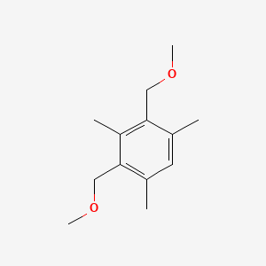 molecular formula C13H20O2 B3046994 2,4-Bis(methoxymethyl)-1,3,5-trimethylbenzene CAS No. 133473-85-5