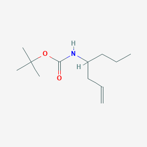 Tert-butyl hept-1-en-4-ylcarbamate