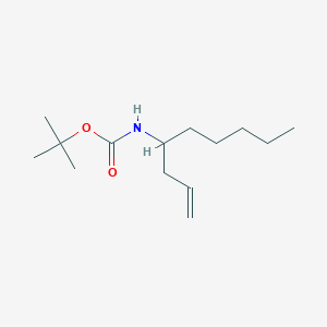 molecular formula C14H27NO2 B3047002 叔丁基-1-壬烯-4-基氨基甲酸酯 CAS No. 1335042-66-4
