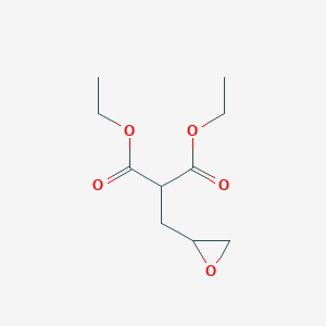 molecular formula C10H16O5 B3047004 2-Oxiranylmethylmalonic acid diethyl ester CAS No. 13353-23-6