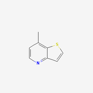 molecular formula C8H7NS B3047007 7-甲基噻吩并[3,2-b]吡啶 CAS No. 13362-83-9