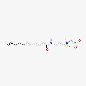 molecular formula C18H34N2O3 B3047018 Undecylenamidopropyl betaine CAS No. 133798-12-6