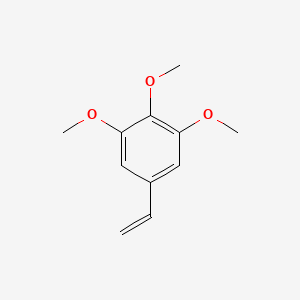 molecular formula C11H14O3 B3047028 3,4,5-三甲氧基苯乙烯 CAS No. 13400-02-7