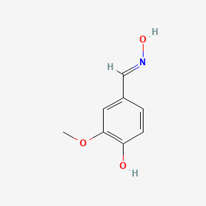 molecular formula C8H9NO3 B3047041 4-羟基-3-甲氧基苯甲醛肟 CAS No. 134283-49-1