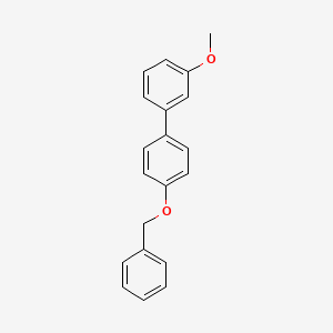 molecular formula C20H18O2 B3047051 1-(苄氧基)-3'-甲氧基联苯 CAS No. 1345472-01-6