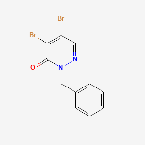 2-benzyl-4,5-dibromopyridazin-3(2H)-one