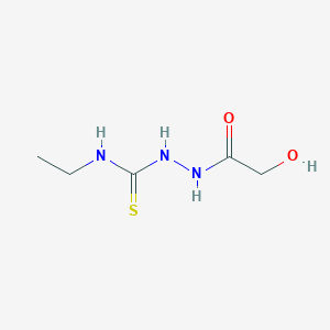 molecular formula C5H11N3O2S B3047083 N-Ethyl-2-glycoloylhydrazinecarbothioamide CAS No. 1351398-83-8