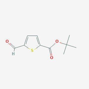 molecular formula C10H12O3S B3047084 Tert-butyl 5-formylthiophene-2-carboxylate CAS No. 135149-43-8