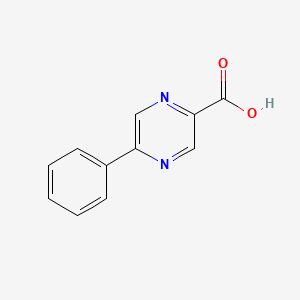 molecular formula C11H8N2O2 B3047104 5-苯基吡嗪-2-羧酸 CAS No. 13534-77-5