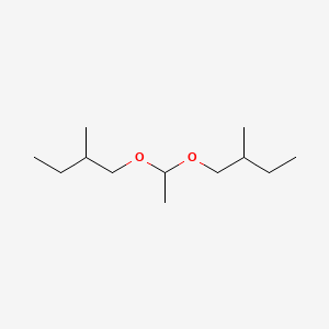 molecular formula C12H26O2 B3047105 2-甲基-1-[1-(2-甲基丁氧基)乙氧基]丁烷 CAS No. 13535-43-8