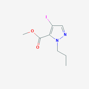molecular formula C8H11IN2O2 B3047127 Methyl 4-iodo-1-propyl-1H-pyrazole-5-carboxylate CAS No. 1354703-83-5