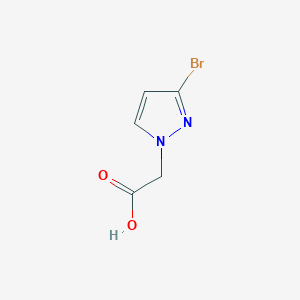 molecular formula C5H5BrN2O2 B3047144 2-(3-Bromo-1H-pyrazol-1-yl)acetic acid CAS No. 1354704-49-6