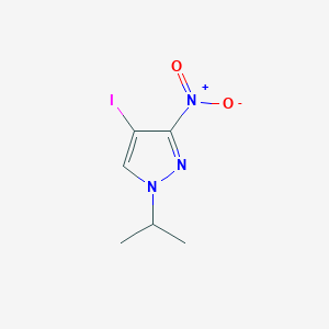 molecular formula C6H8IN3O2 B3047149 4-Iodo-1-isopropyl-3-nitro-1H-pyrazole CAS No. 1354704-88-3