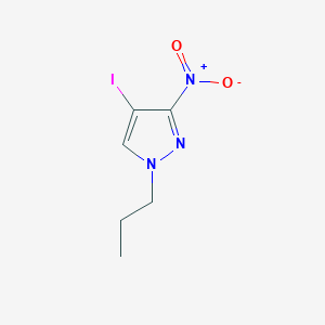 molecular formula C6H8IN3O2 B3047152 4-Iodo-3-nitro-1-propyl-1H-pyrazole CAS No. 1354704-96-3