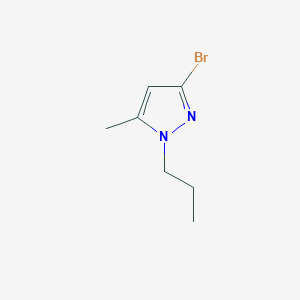 molecular formula C7H11BrN2 B3047189 3-Bromo-5-methyl-1-propyl-1H-pyrazole CAS No. 1354706-07-2