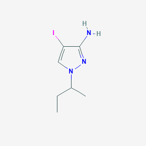 4-Iodo-1-(methylpropyl)pyrazole-3-ylamine