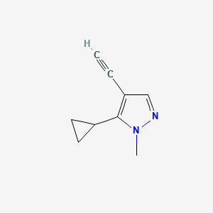 5-Cyclopropyl-4-ethynyl-1-methyl-1H-pyrazole