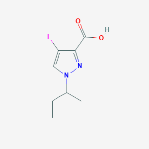1-(butan-2-yl)-4-iodo-1H-pyrazole-3-carboxylic acid