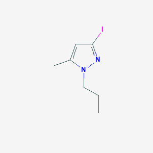 molecular formula C7H11IN2 B3047210 3-Iodo-5-methyl-1-propyl-1H-pyrazole CAS No. 1354706-89-0