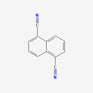 molecular formula C12H6N2 B3047216 1,5-Dicyanonaphthalene CAS No. 13554-71-7
