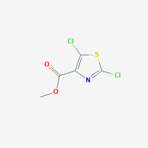 molecular formula C5H3Cl2NO2S B3047233 Methyl 2,5-dichlorothiazole-4-carboxylate CAS No. 135925-32-5