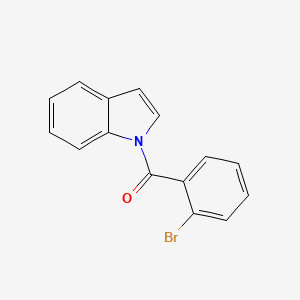 molecular formula C15H10BrNO B3047237 (2-Bromophenyl)(1H-indol-1-yl)methanone CAS No. 135966-94-8