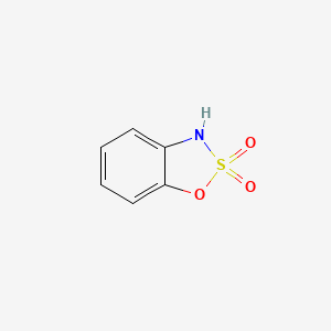 molecular formula C6H5NO3S B3047241 3H-1,2,3-苯并恶噻唑，2,2-二氧化物 CAS No. 136061-92-2