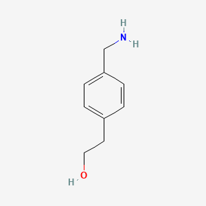 molecular formula C9H13NO B3047242 2-[4-(Aminomethyl)phenyl]ethan-1-ol CAS No. 136081-18-0