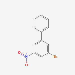 molecular formula C12H8BrNO2 B3047268 3-溴-5-硝基-1,1'-联苯 CAS No. 136649-26-8