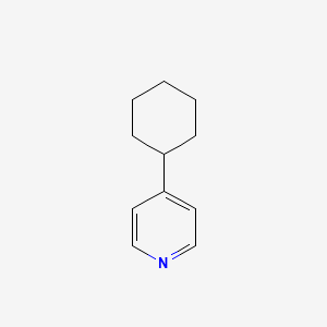 molecular formula C11H15N B3047270 4-Cyclohexylpyridine CAS No. 13669-35-7