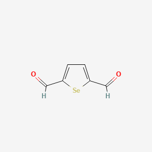 molecular formula C6H4O2Se B3047286 2,5-Selenophenedicarboxaldehyde CAS No. 13706-04-2