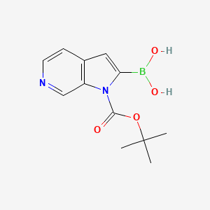 (1-Tert-butoxycarbonylpyrrolo[2,3-c]pyridin-2-yl)boronic acid