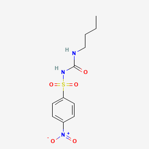 Benzenesulfonamide, N-[(butylamino)carbonyl]-4-nitro-