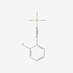 molecular formula C11H13ISi B3047327 Silane, [(2-iodophenyl)ethynyl]trimethyl- CAS No. 137648-47-6