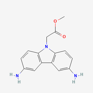 Methyl 2-(3,6-diamino-9H-carbazol-9-yl)acetate