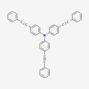 Benzenamine, 4-(phenylethynyl)-N,N-bis[4-(phenylethynyl)phenyl]-