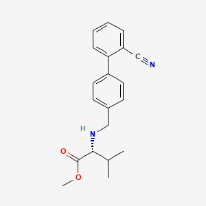 D-Valine, N-[(2'-cyano[1,1'-biphenyl]-4-yl)methyl]-, methyl ester