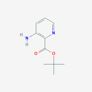 molecular formula C10H14N2O2 B3047344 tert-Butyl 3-aminopicolinate CAS No. 1379367-66-4