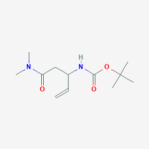 N-Boc-(+/-)-3-aminopent-4-endimethylamide