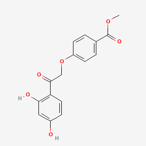Methyl 4-[2-(2,4-dihydroxyphenyl)-2-oxoethoxy]benzoate