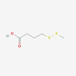 Butanoic acid, 4-(methyldithio)-