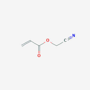 molecular formula C5H5NO2 B3047360 Cyanomethyl acrylate CAS No. 13818-40-1