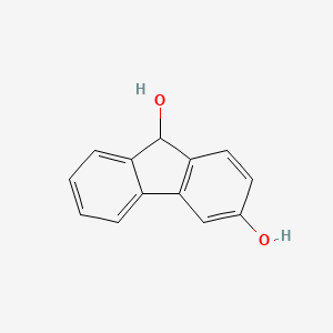 molecular formula C13H10O2 B3047361 9H-芴-3,9-二醇 CAS No. 1381944-22-4