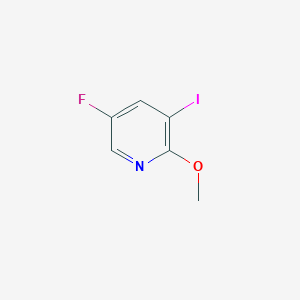 molecular formula C6H5FINO B3047362 5-Fluoro-3-iodo-2-methoxypyridine CAS No. 1381944-25-7