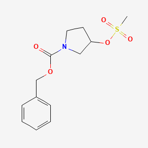 Benzyl 3-((methylsulfonyl)oxy)pyrrolidine-1-carboxylate