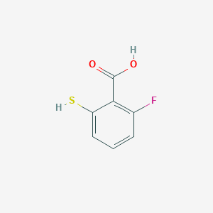 molecular formula C7H5FO2S B3047367 2-Fluoro-6-sulfanylbenzoic acid CAS No. 138249-40-8